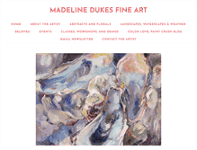 Tablet Screenshot of madelinedukes.com